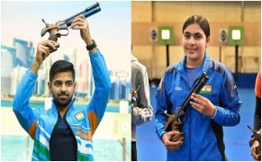 Samrat Rana and Suruchi Singh won the silver medal at the Asian Rifle/Pistol Championship 2026 in New Delhi